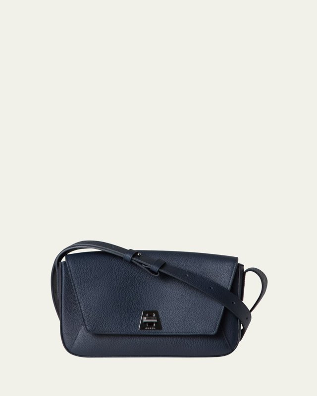 Anouk Lite Flap Leather Crossbody Bag